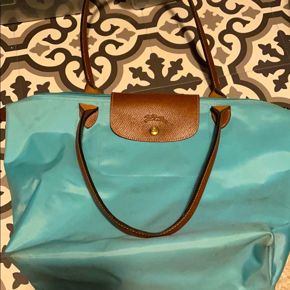 Longchamp Teal Tote